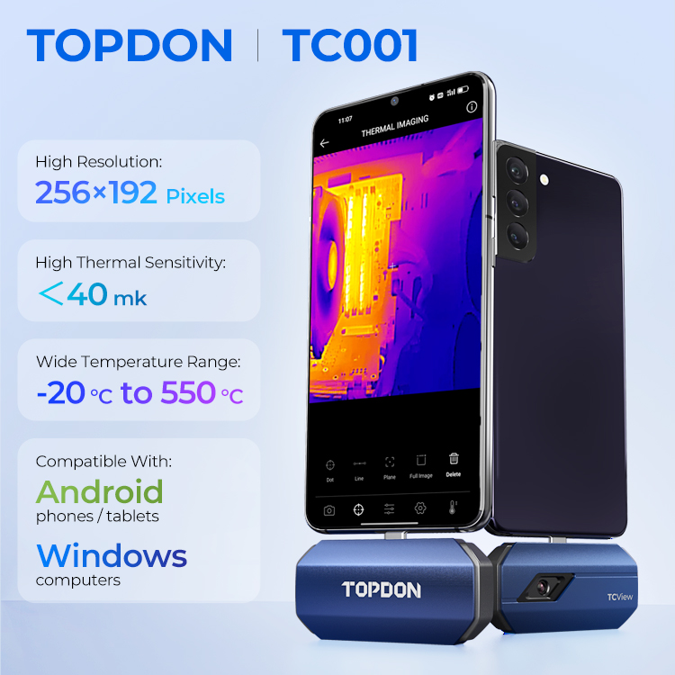 TOPDON Manufacturer ODM OEM TC - đánh giá và giá Topdon Tc001 Thermal Camera