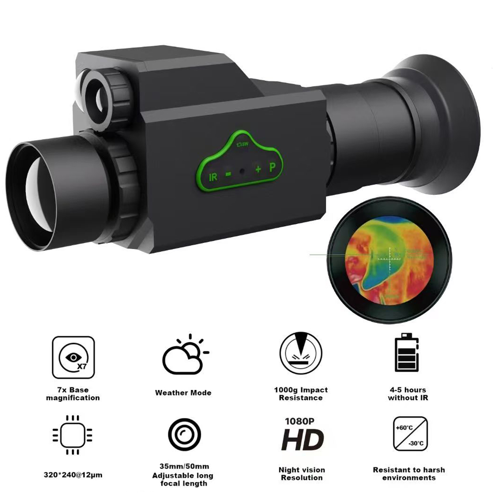 MV265 Pro Head Mounted Monocul - đánh giá và giá Thermal Scope Night Vision Monocular
