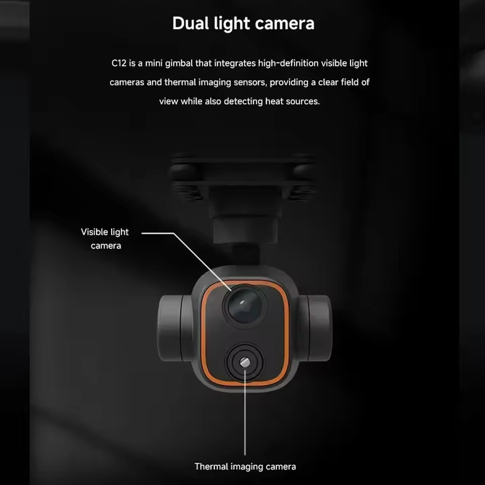 APStoreSkydroid C12 2k HD Ther - đánh giá và giá Thermal Imager Drone Gimbal