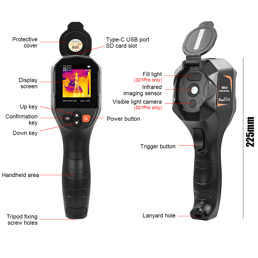 VICTOR Thermal Imager TISR 240 - đánh giá và giá Nf 521 Thermal Imaging Camera