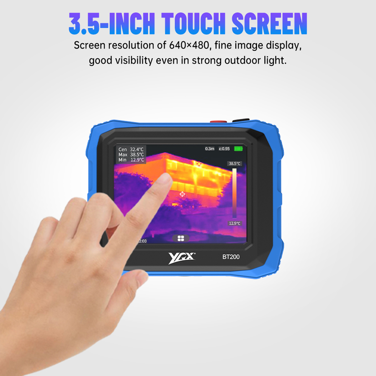 YRX BT200 Flat Panel Thermal I - đánh giá và giá Thermal Imaging Camera 256X192