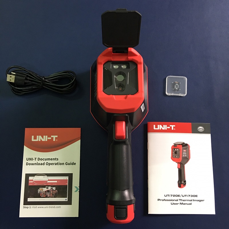 UNI-T UTi720E WiFi Thermal Cam - đánh giá và giá Thermal Imaging Camera 256X192