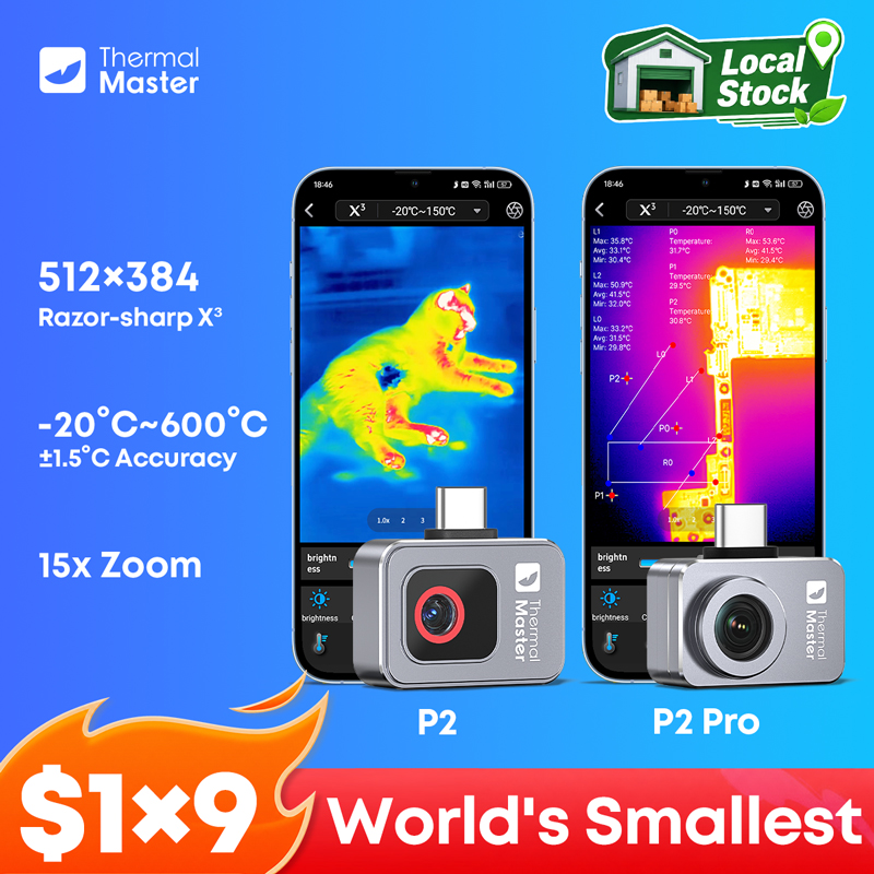 P2//P2Pro Thermal Imaging Came - đánh giá và giá Infiray P2 Pro Macro Lens